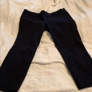 Cropped ponte pants size 6,